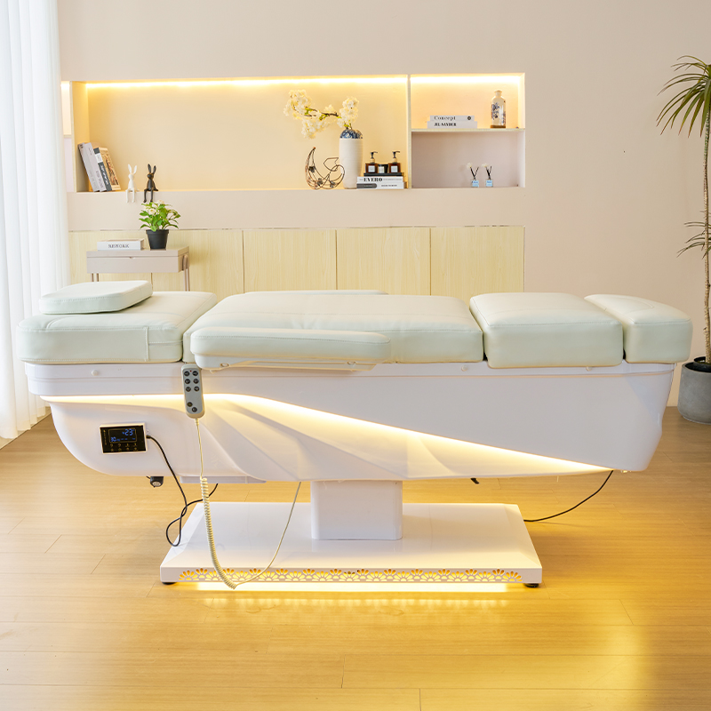 Fully Adjustable Elite Massage/Facial/Japanese-Korean Head Spa Shampoo Bed W/ Pedicure Bath - Image 3