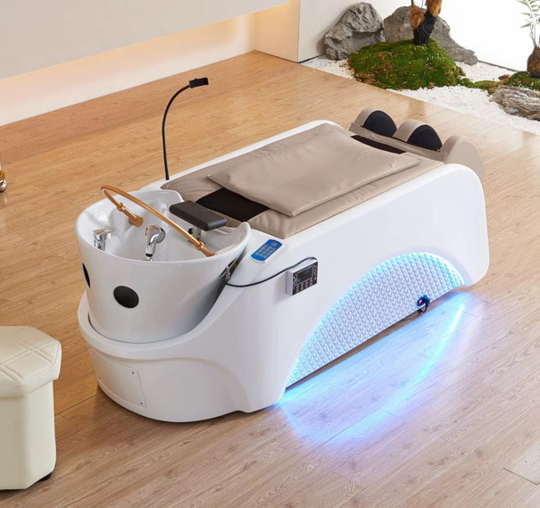Japanese/Korean Head Spa Shampoo Bed with Full Body and Leg Massage(Arm or Armless) - Image 21